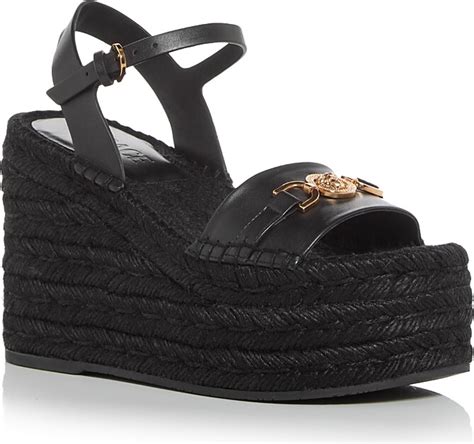 versace la medusa espadrilles|Versace Medusa sandals.